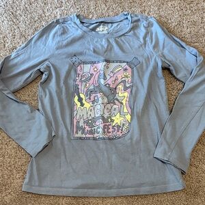 OshKosh B'gosh Gray Magical Music Fest Long Sleeve Tee